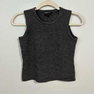 Lord & Taylor 100% Cashmere Gray Sleeveless Tank Top Women’s Size Medium